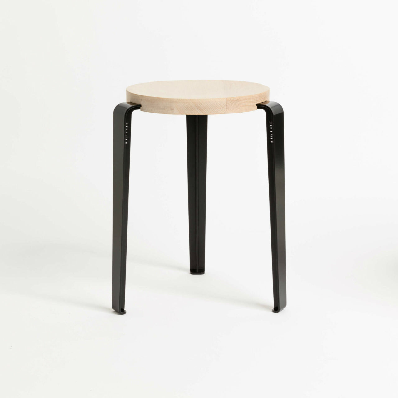 TIPTOE<br>LOU stool – SOLID BEECH <br>GRAPHITE BLACK - ヴィンテージ SHARK ATTACK