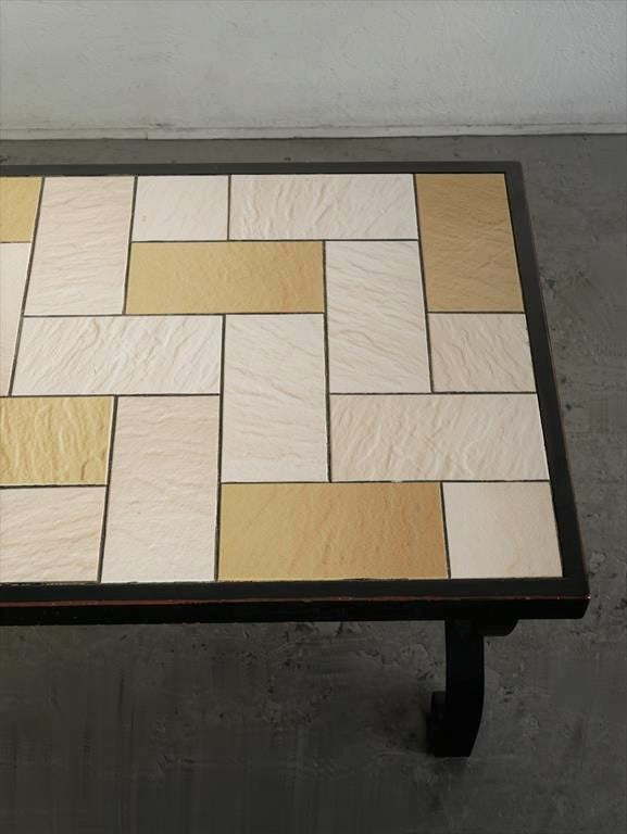 [Sold out] Vintage<br> Tile top coffee table Osaka store