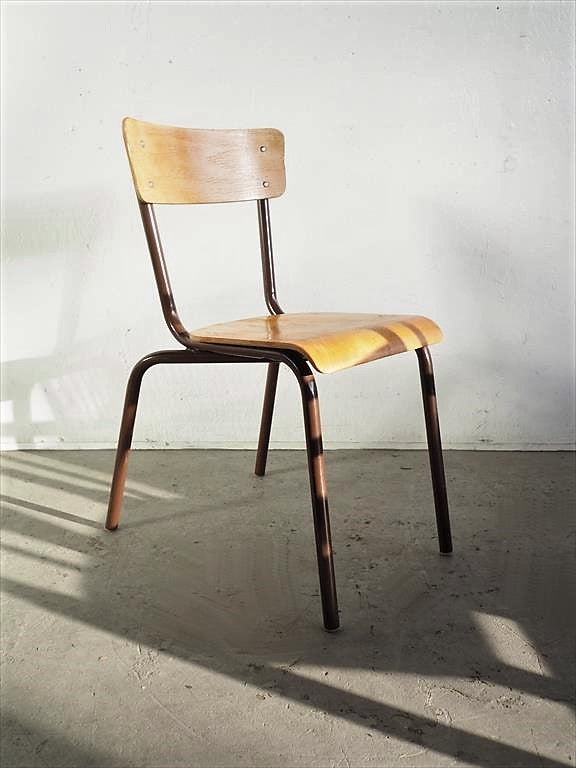 vintage<br> plywood school chair<br> Yamato store