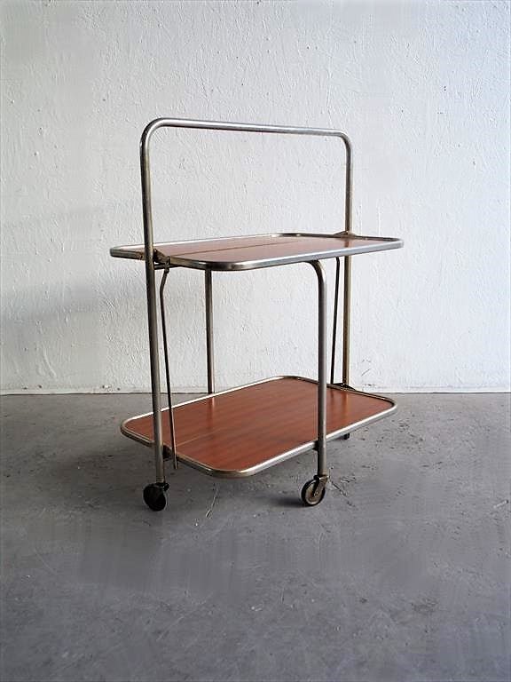Vintage plywood x iron wagon/cart Osaka store