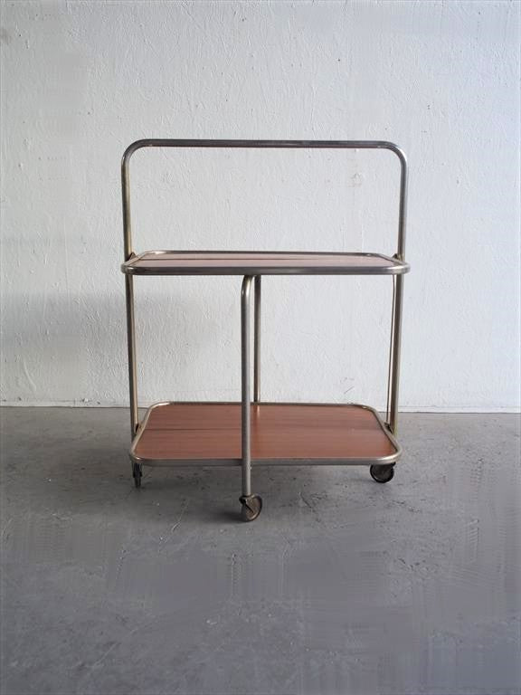 Vintage plywood x iron wagon/cart Osaka store