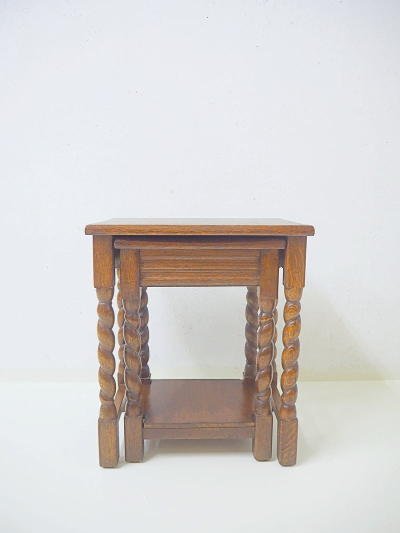 Vintage teak wood nest table Sendagaya store
