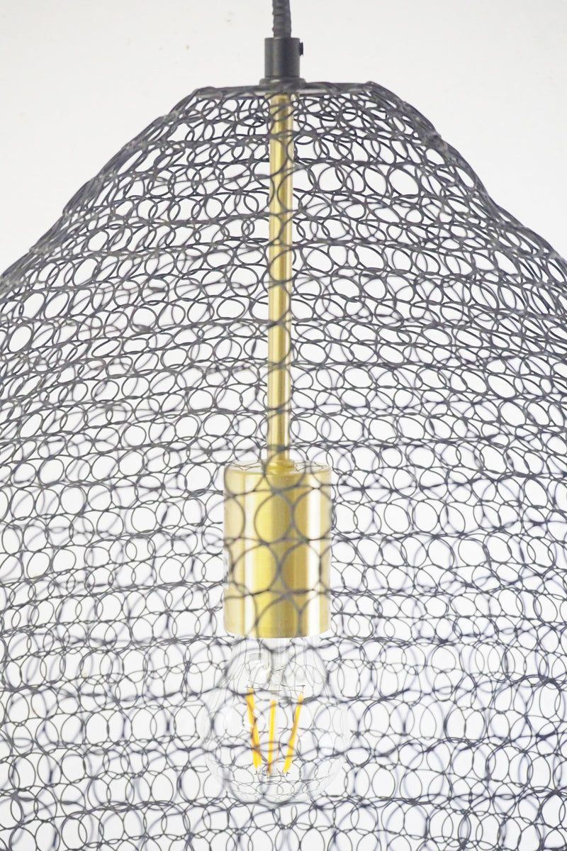 vintage mesh pendant lamp<br> Haneda store
