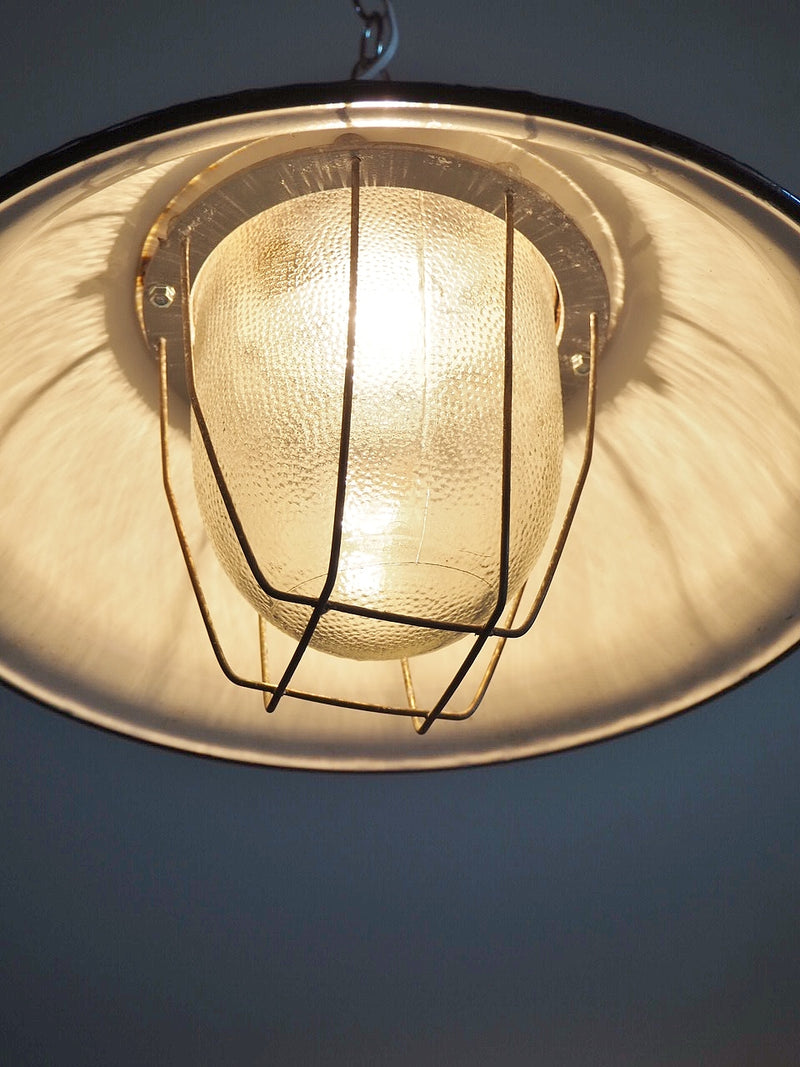 vintage<br> POLAM GDAŃSK Industrial Pendant Lamp/Deck Lamp (Sendagaya Store)_IPL-210526-5-H