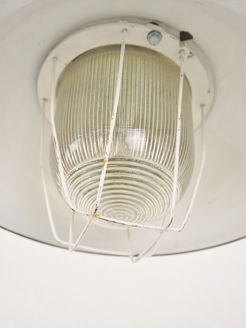 vintage<br> POLAM GDAŃSK Industrial Pendant Lamp/Deck Lamp Sendagaya Store