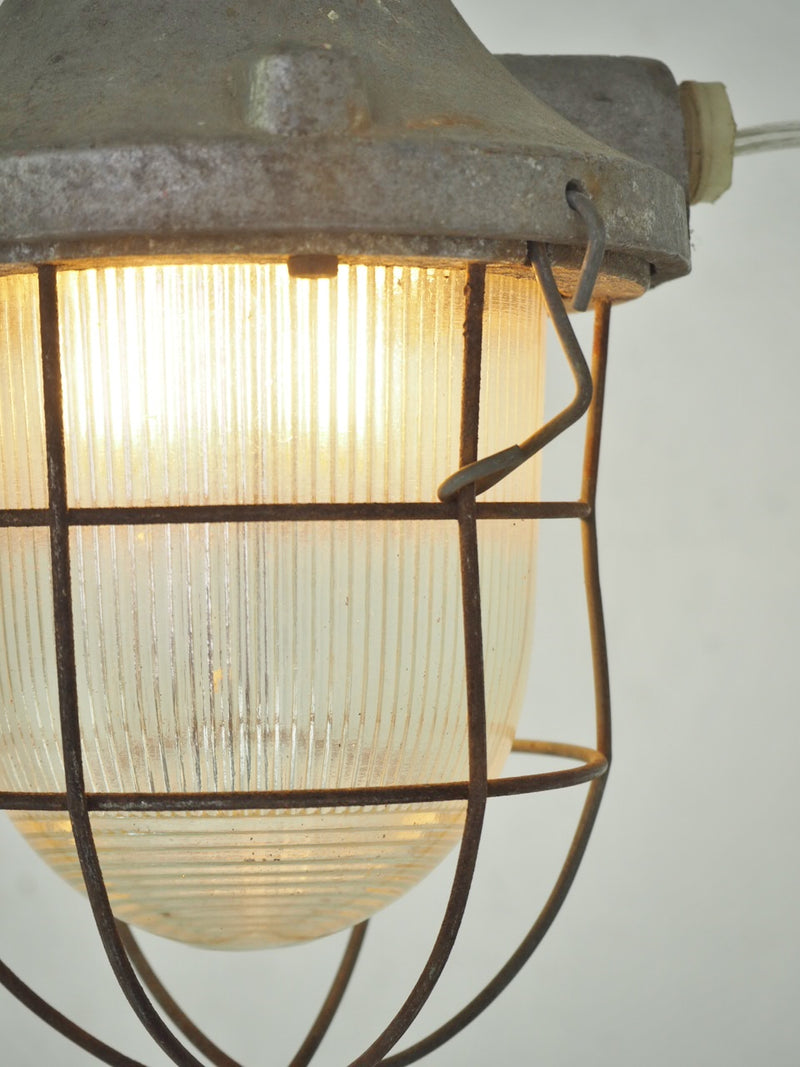 Vintage industrial pendant lamp (Sendagaya store)<br> ipl-210529-1-h