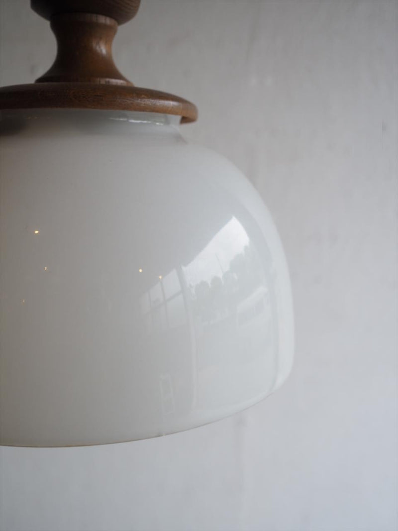 Vintage milk glass pendant light (Osaka store)_PLSD-21064-1-o