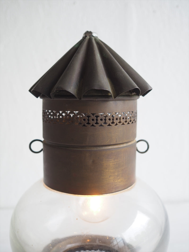Vintage lantern motif table lamp Osaka store