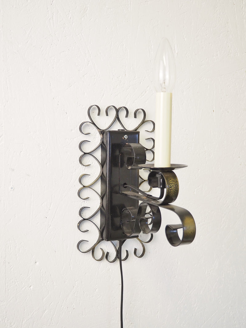 vintage<br> Wrought iron bracket lamp (Haneda store)<br> BULA-210710-3-H 