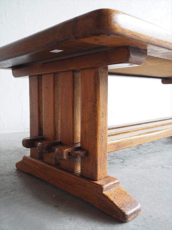 Vintage wood x mortar coffee table (Osaka store)_ants-210713-4-O