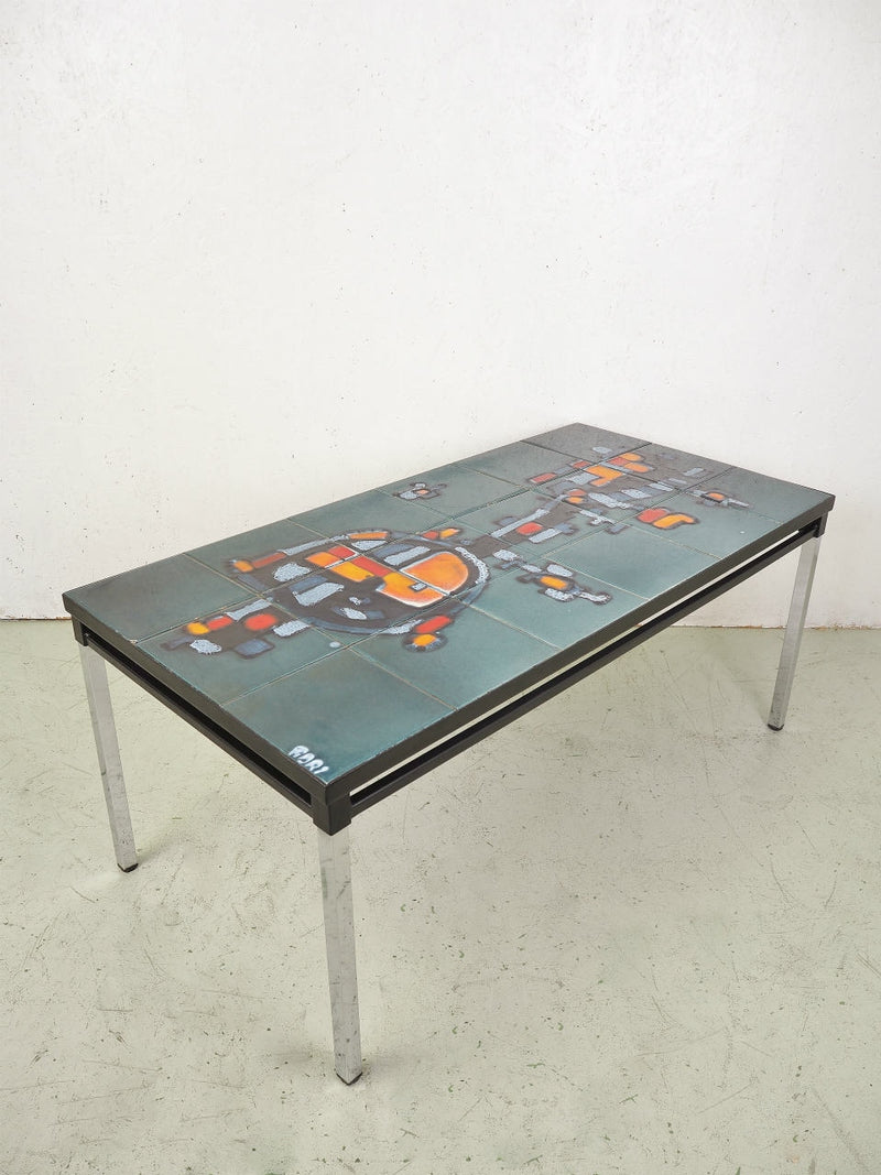 vintage<br> Tile Top Coffee Table Sendagaya Store