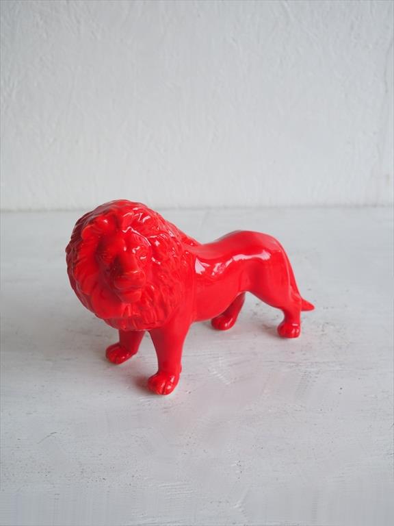<br> Lion motif object red<br> Osaka store