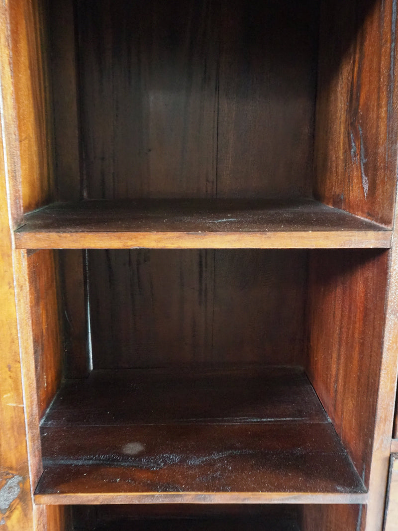 Vintage teak wood cabinet Haneda store