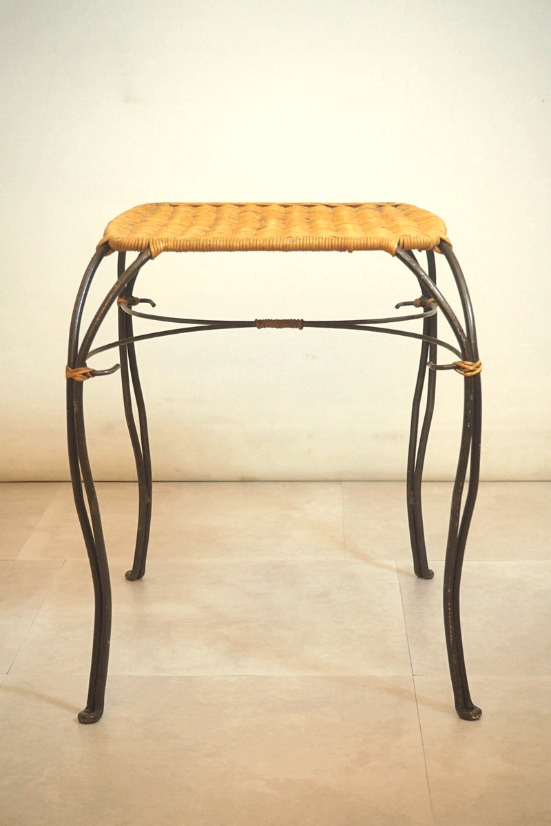 rattan side table<br> vintage<br> Sendagaya store