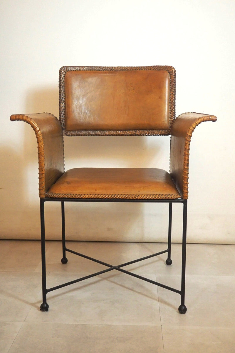 Leather x Iron Chair Vintage Sendagaya Store