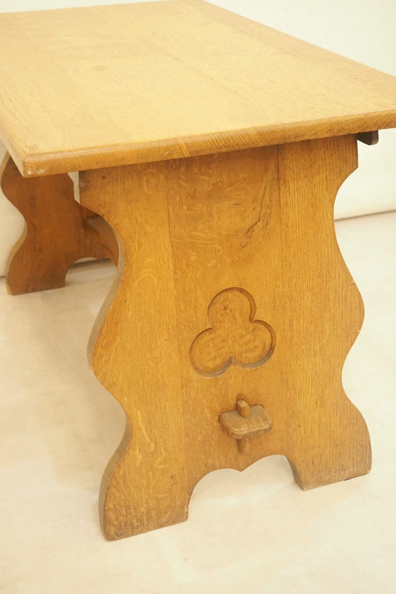 oak wood side table<br> vintage<br> Sendagaya store