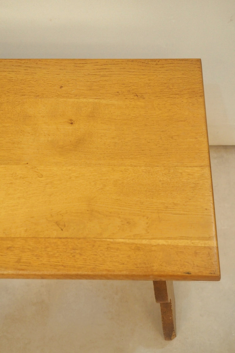 oak wood side table<br> vintage<br> Sendagaya store