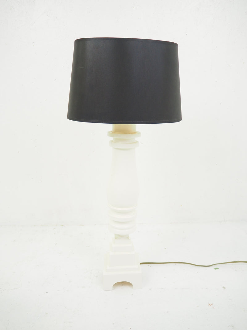 vintage<br> White painted wood table lamp Osaka store