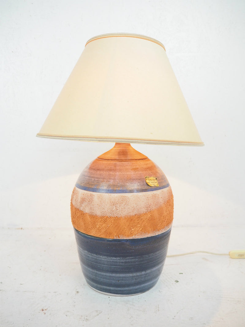 Vintage French Vallauris Ceramic Base Table Lamp<br> Haneda store★HOLD until 10/10