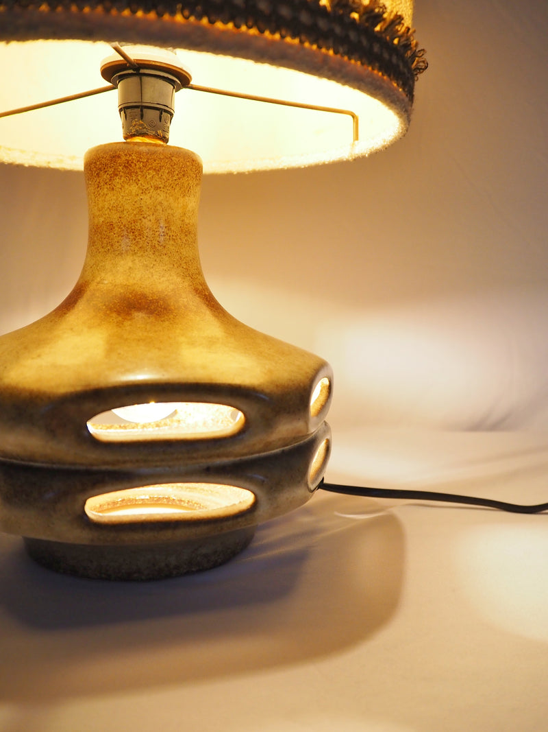 vintage<br> Ceramic base 2 light table lamp Sendagaya store