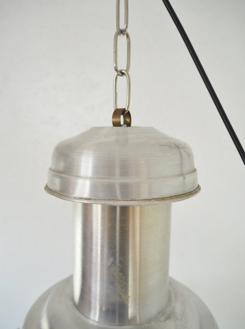 vintage<br> Fisherman large aluminum pendant lamp made by UCCELLO<br> Yamato store HOLD ~ until 3/8