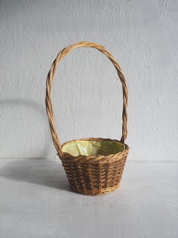 Vintage 1 handle rattan basket Osaka store