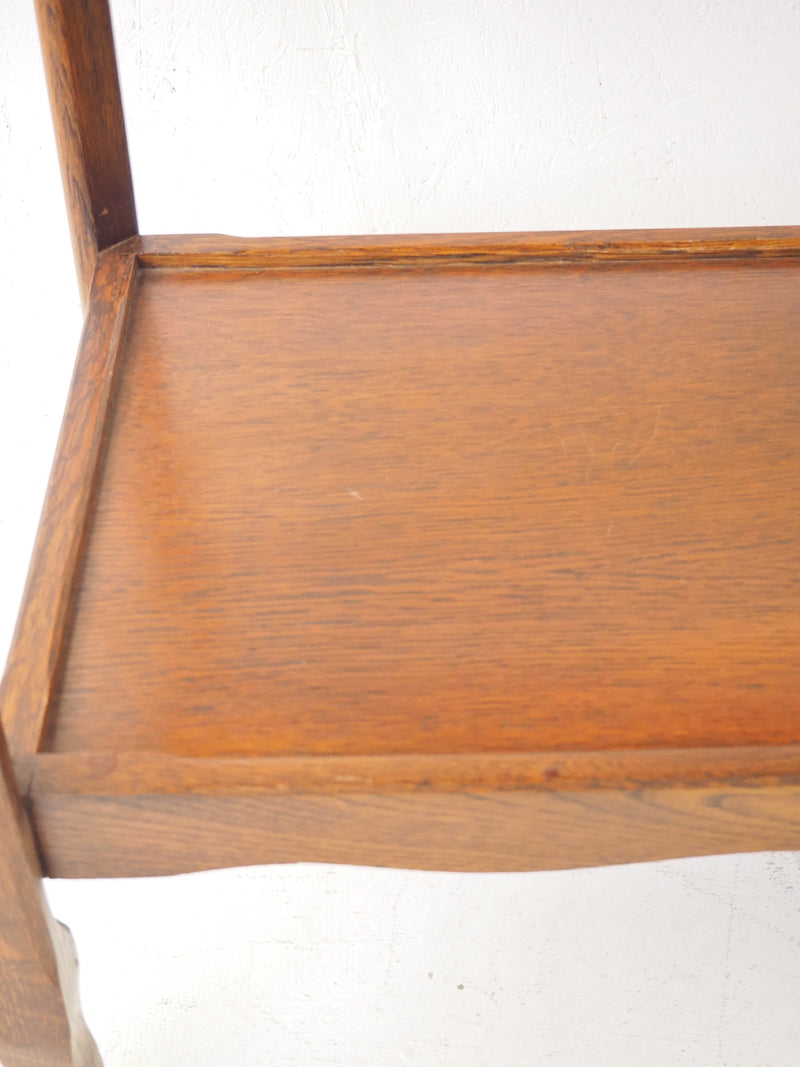 Vintage oak wood side table Haneda store HOLD ~ until 4/8