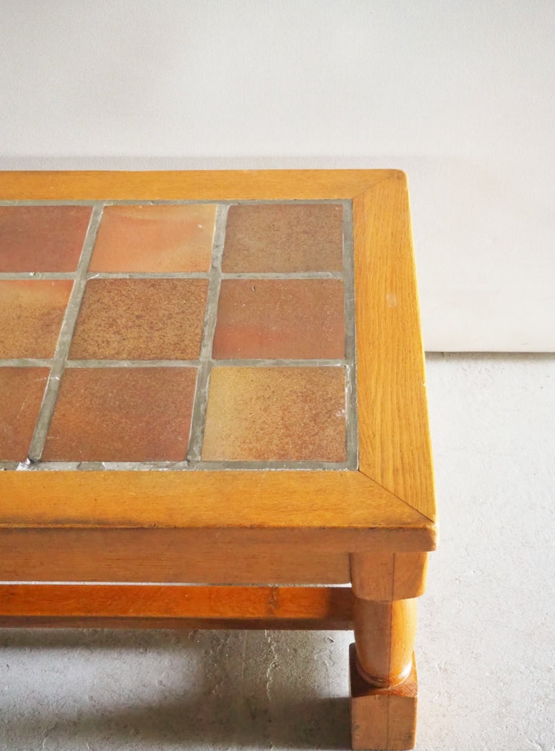 vintage<br> Tile top coffee table Yamato store