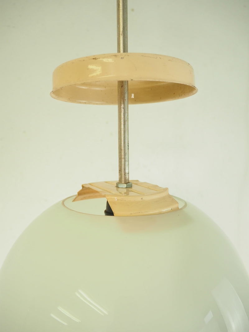 vintage<br> Milk glass pendant lamp Φ25cm<br>