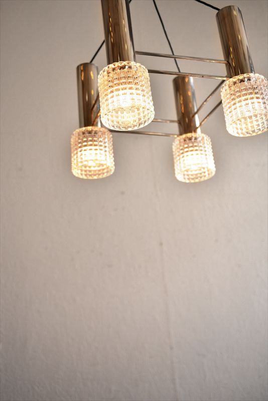 Vintage 4-light chandelier (Osaka store)_PLCH-0123