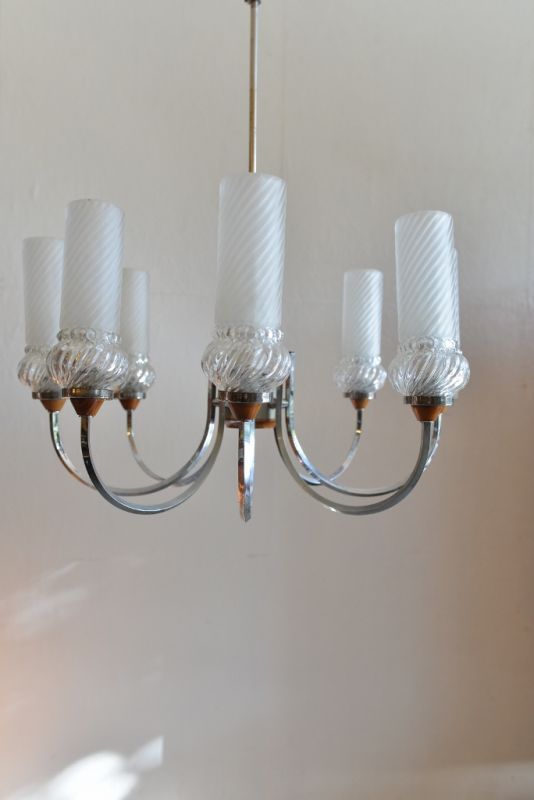 Vintage 8-light chandelier (Osaka store)_PLCH-3351