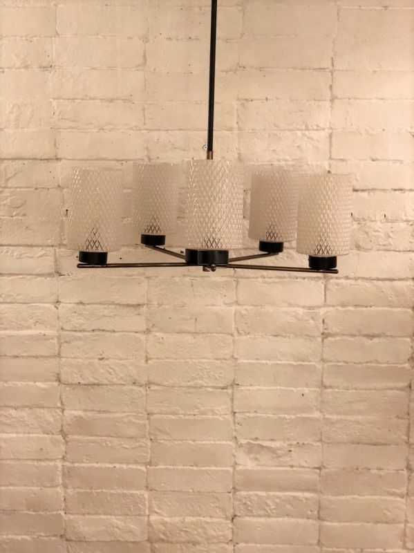 Vintage 5-light modern chandelier (Sendagaya store)_PLCH-3983