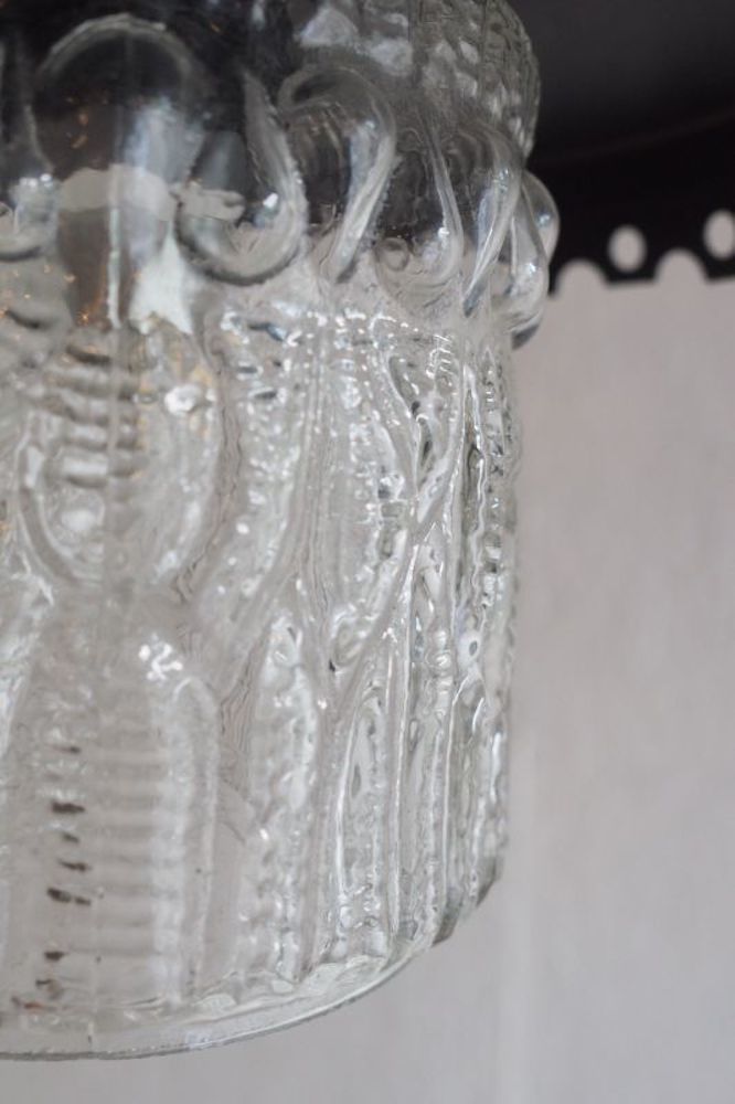 Vintage iron x glass pendant light Sendagaya store HOLD