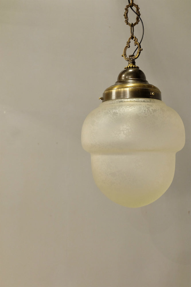 Frosted Glass Pendant Lamp Vintage Sendagaya Store