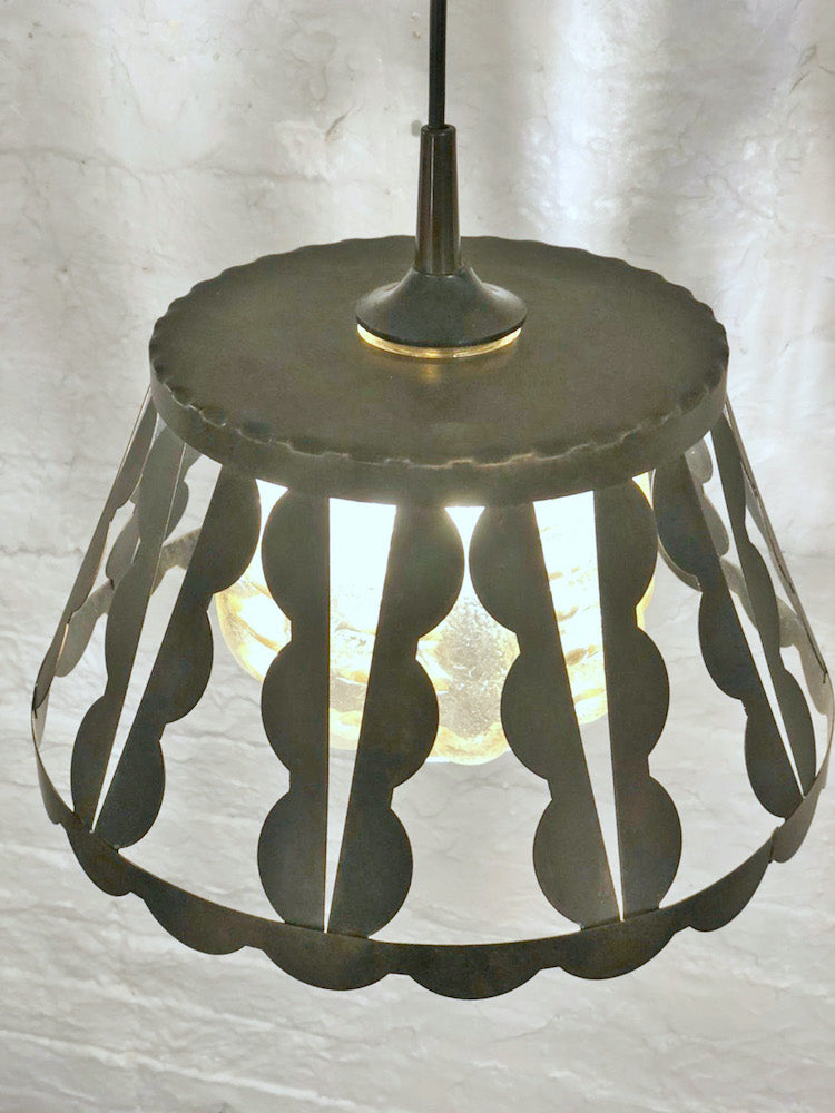 Vintage iron x glass pendant light (Sendagaya store)_PLSD-200221-6-S