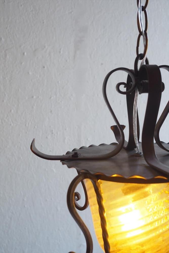 Vintage iron pendant lamp (Osaka store)_PLSD-200404-3-O