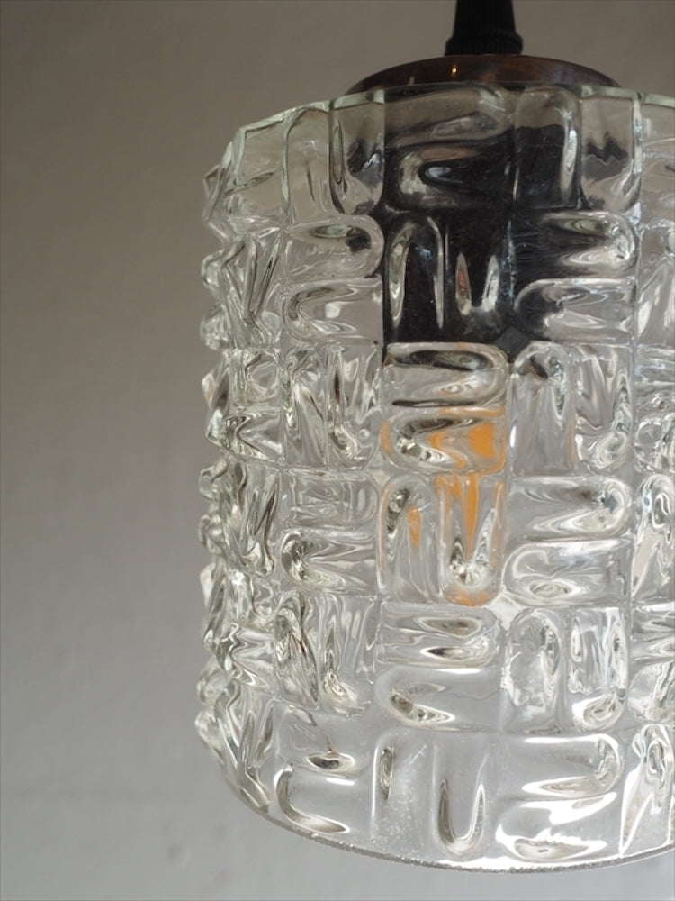 Vintage cutting glass pendant lamp _PLSD-201020-1-O