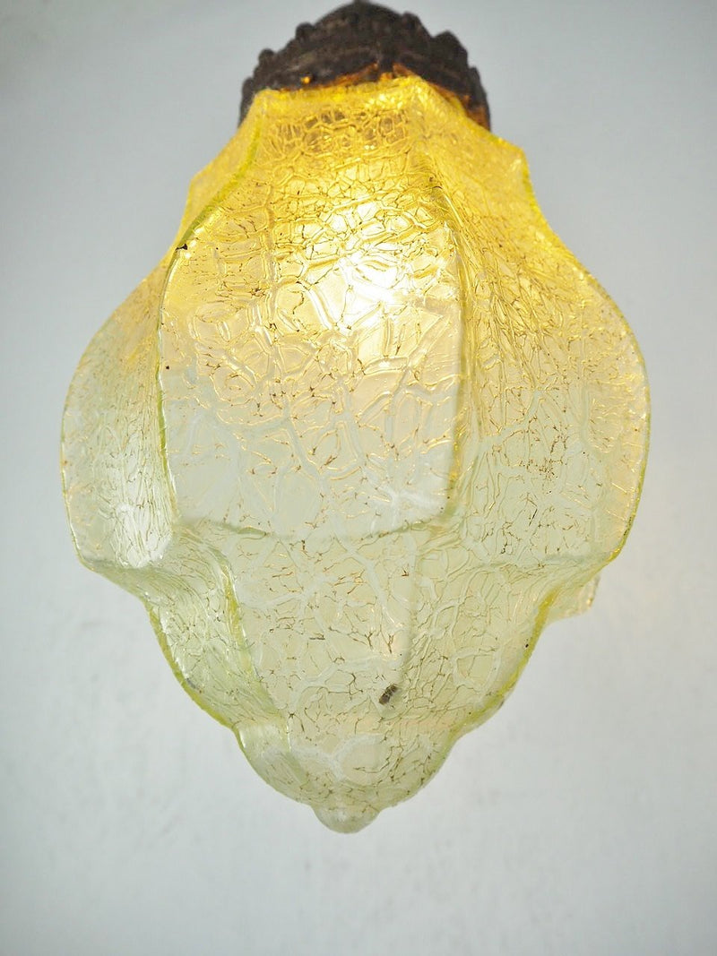 vintage light green glass pendant light

 (Haneda store)_plsd-210401-1-h