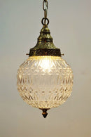 リプロダクト<br>カッティングガラス ペンダントランプ<br>大和店・cerote antiques - ヴィンテージ SHARK ATTACK