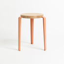 TIPTOE<br>LOU stool – SOLID OAK <br>ASH PINK - ヴィンテージ SHARK ATTACK