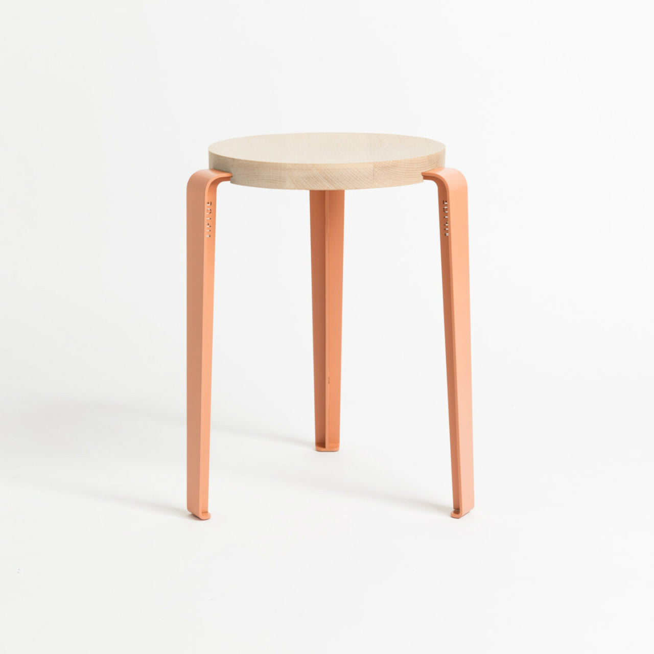 TIPTOE<br>LOU stool – SOLID BEECH <br>ASH PINK - ヴィンテージ SHARK ATTACK