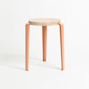 TIPTOE<br>LOU stool – SOLID BEECH <br>ASH PINK - ヴィンテージ SHARK ATTACK
