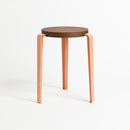 TIPTOE<br>LOU stool – TINTED OAK <br>ASH PINK - ヴィンテージ SHARK ATTACK