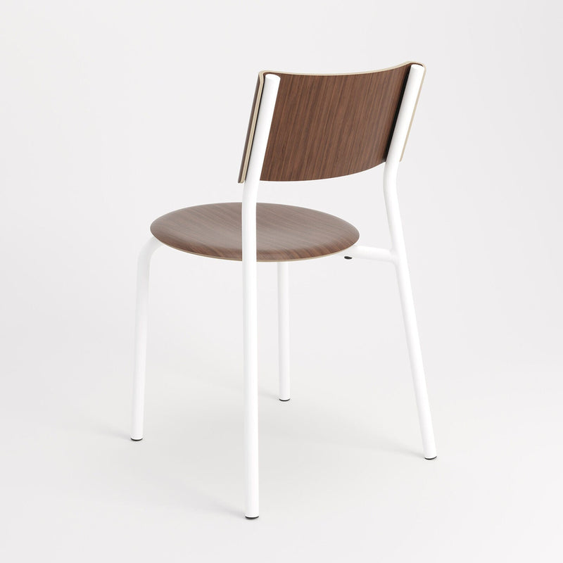 SSD Chair - eco–certified wood<br>Walnut - CLOUDY WHITE<br>
