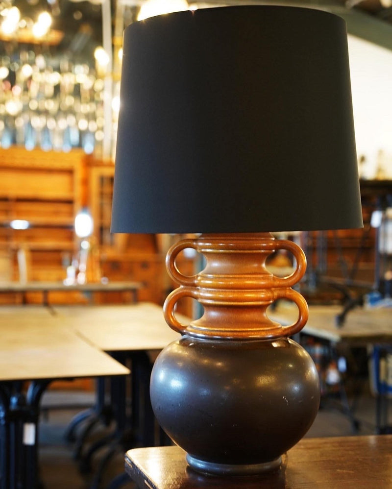 Ceramic base table lamp vintage Sendagaya store