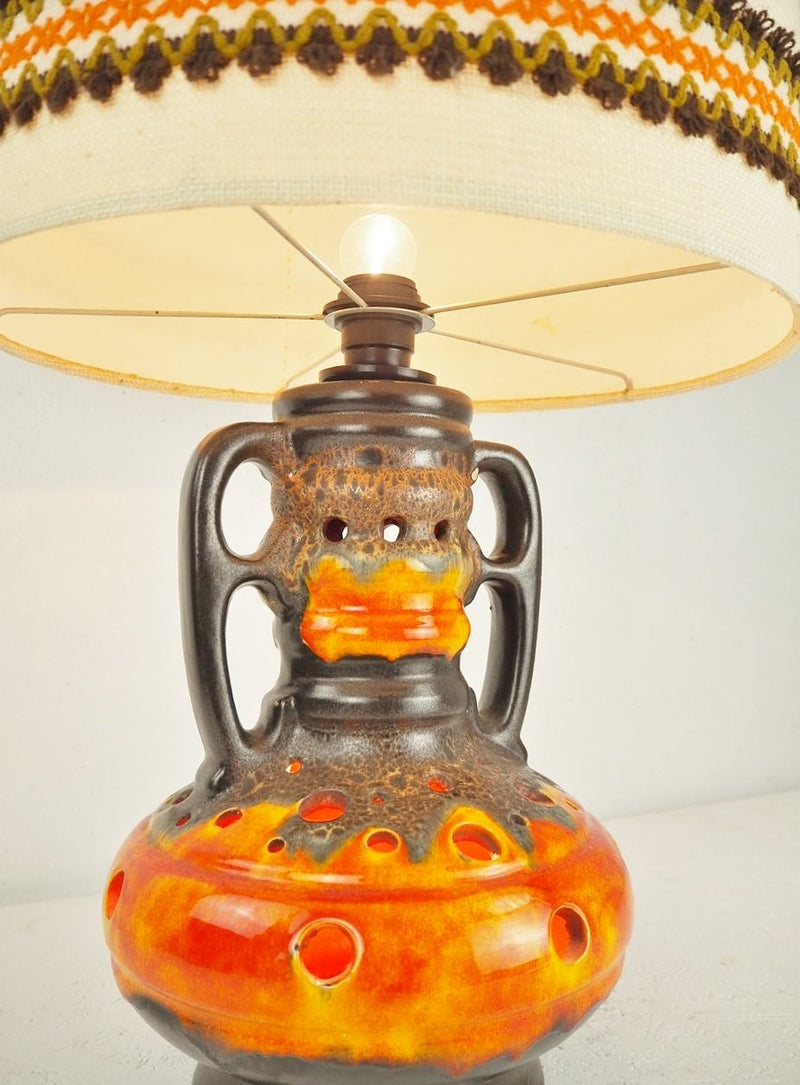 Vintage 2-light ceramic table lamp (Sendagaya store)_TDL-210206-6-H