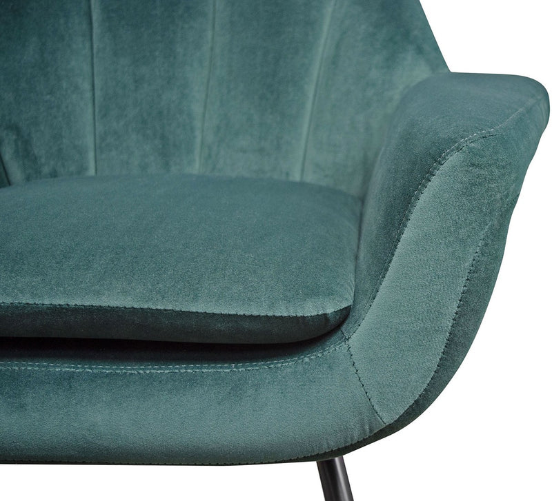 Abbey Chair Green Velvet