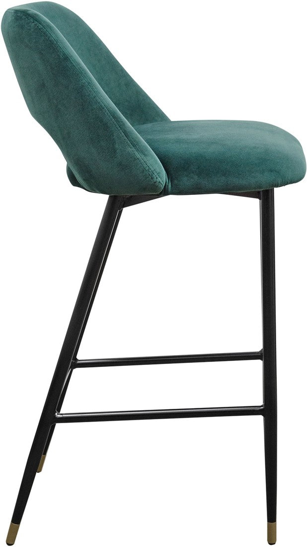 Andrew Bar Chair Green Velvet