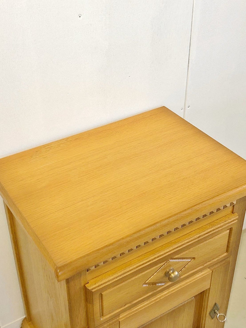 Vintage solid oak wood occasional table (Sendagaya store)_ants-191218-2-h