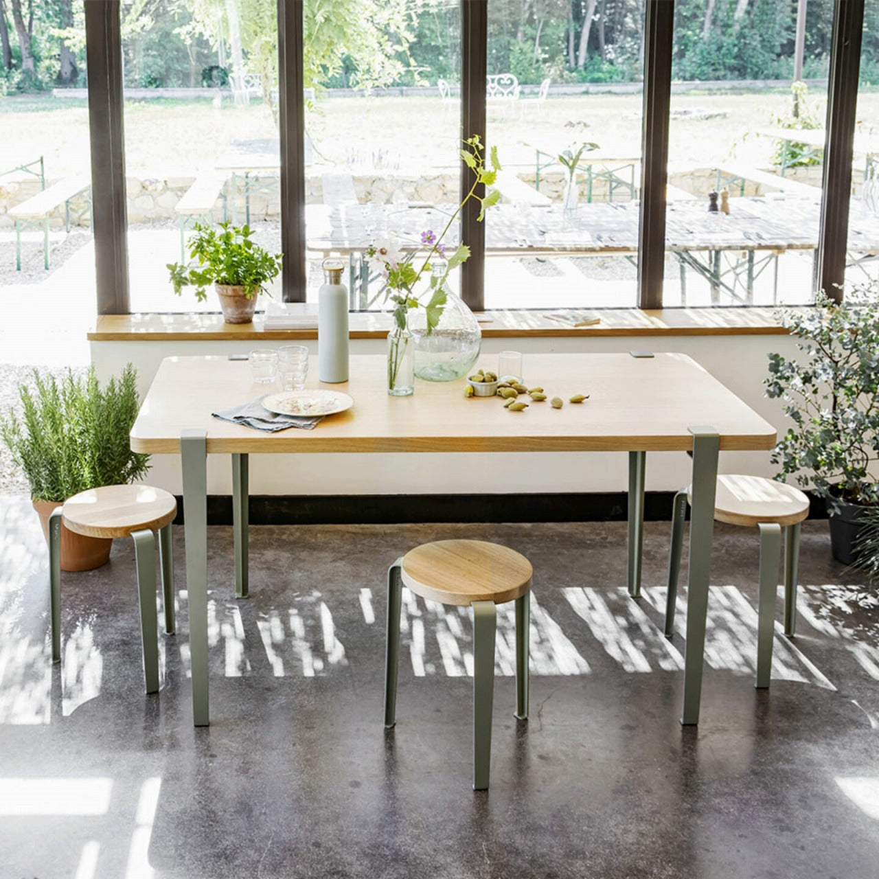 TIPTOE<br>Table and desk leg – 75 cm <br>EUCALYPTUS GREY <br>大阪店・ceroteantiques - ヴィンテージ SHARK ATTACK